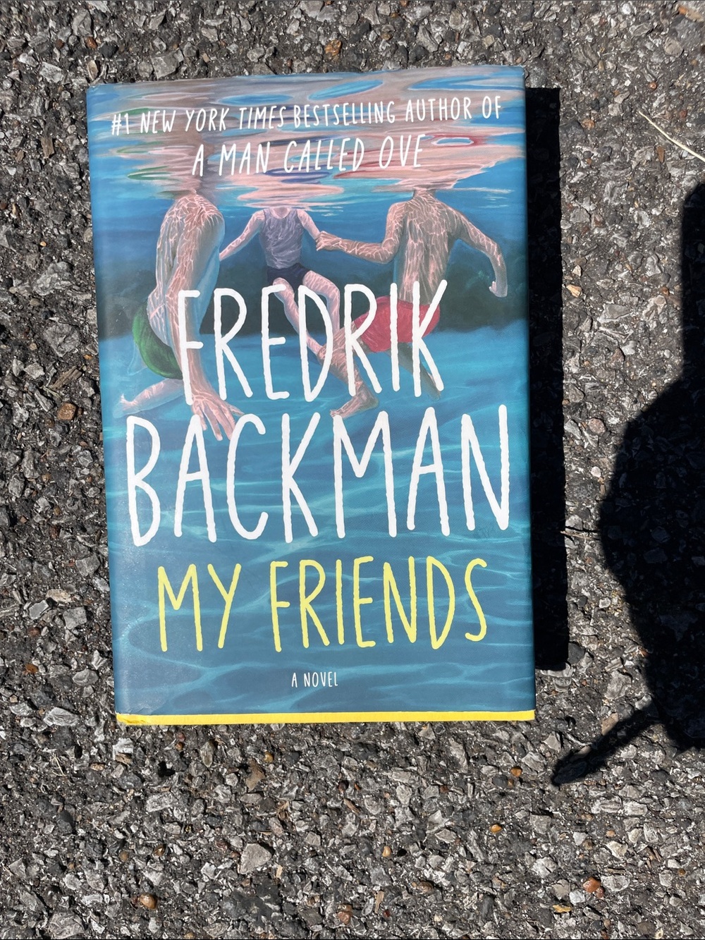 Fredrik Backman "My Friends" Hardcover Novel - Blue & Yellow Cover